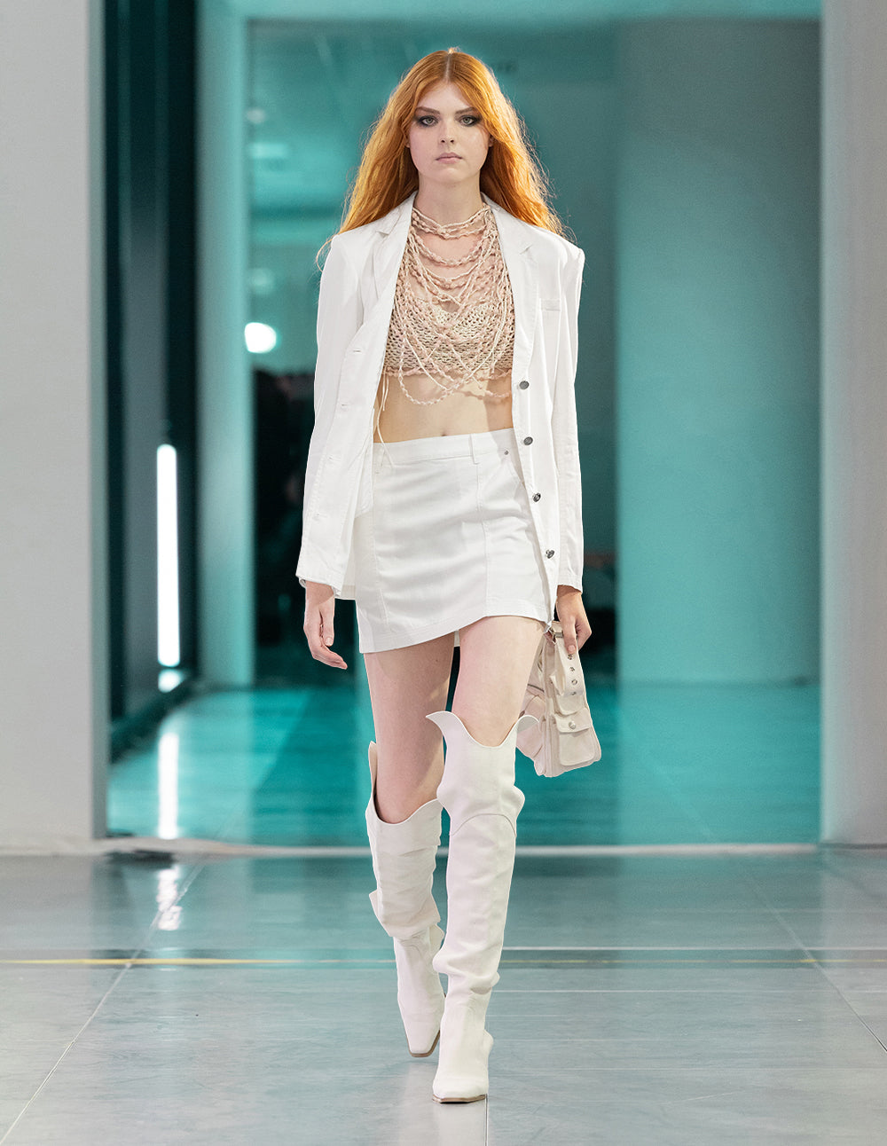 Women's Washed Denim Casual Suit Jacket