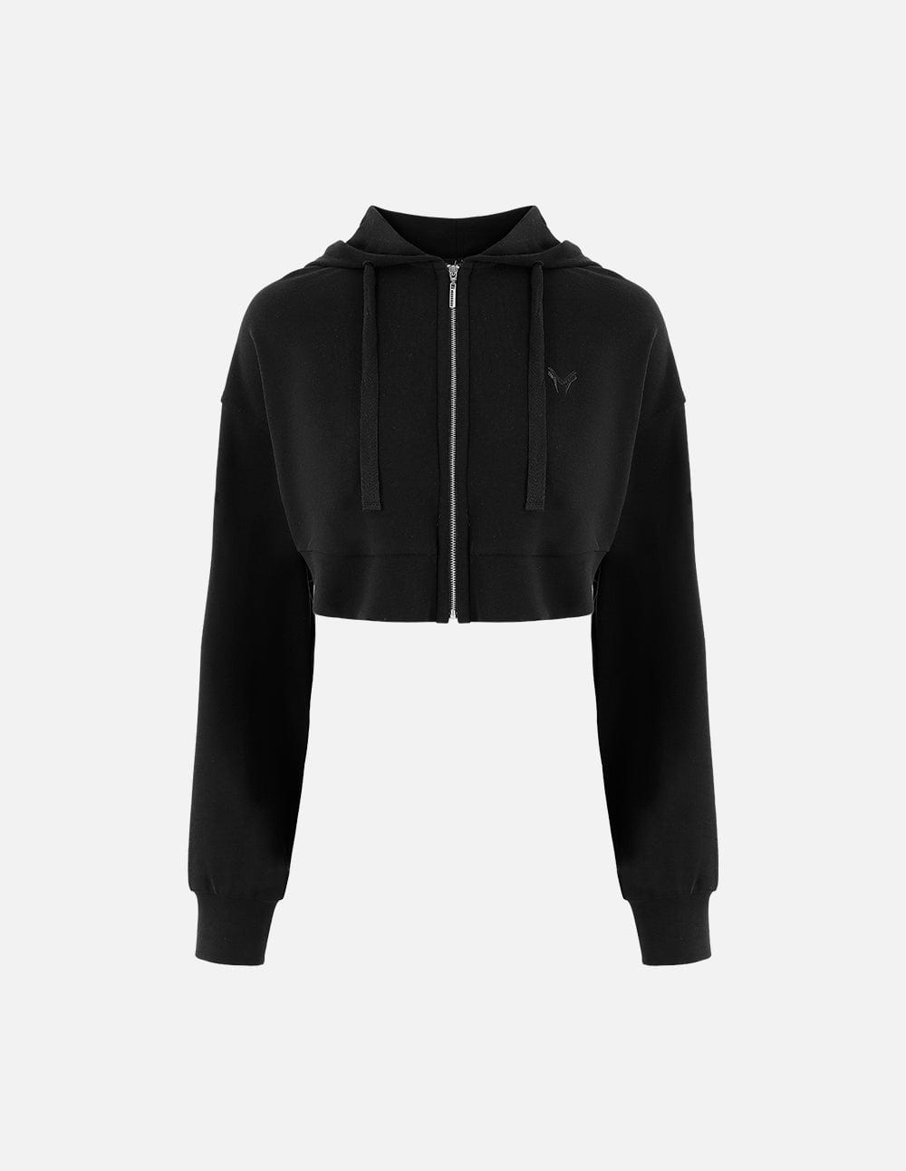 Women's Logo Embroidered Short Hooded Jacket