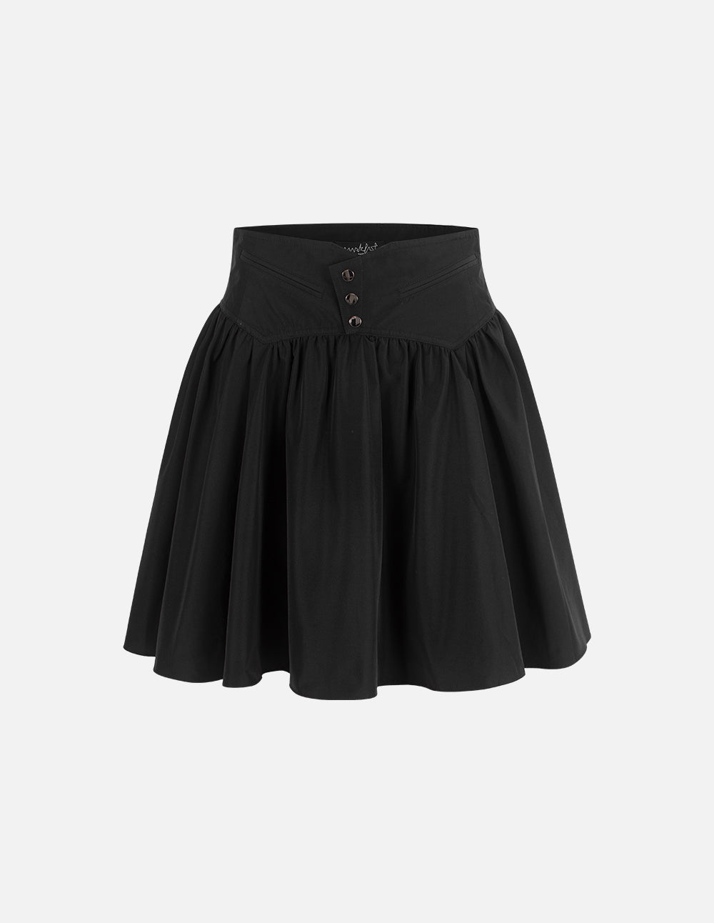MF High-Waisted Button-Up Tulip Skirt A-Line