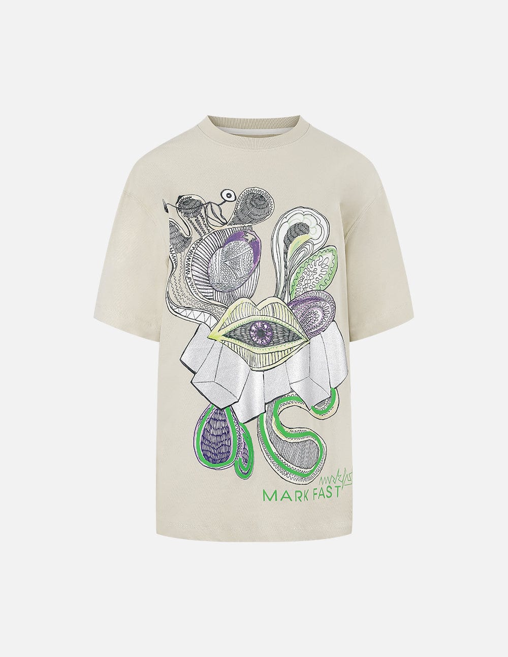 Unisex Printed Cotton Loose T-Shirt