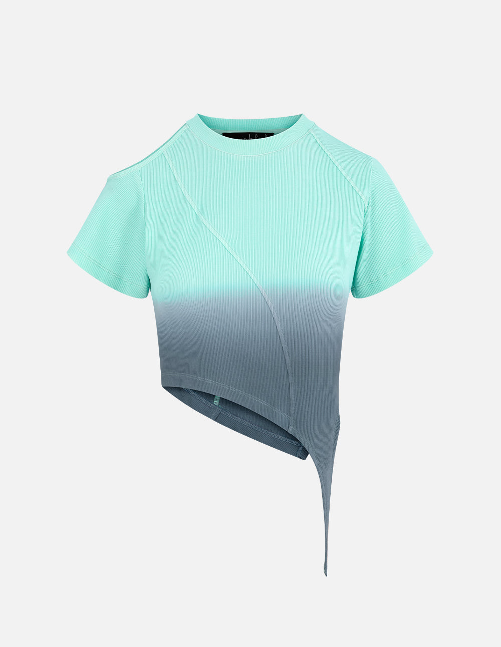 Women's Gradient Off-Shoulder T-Shirt