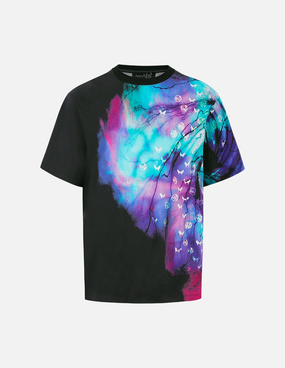 Unisex Starry Sky Logo Printed T-Shirt