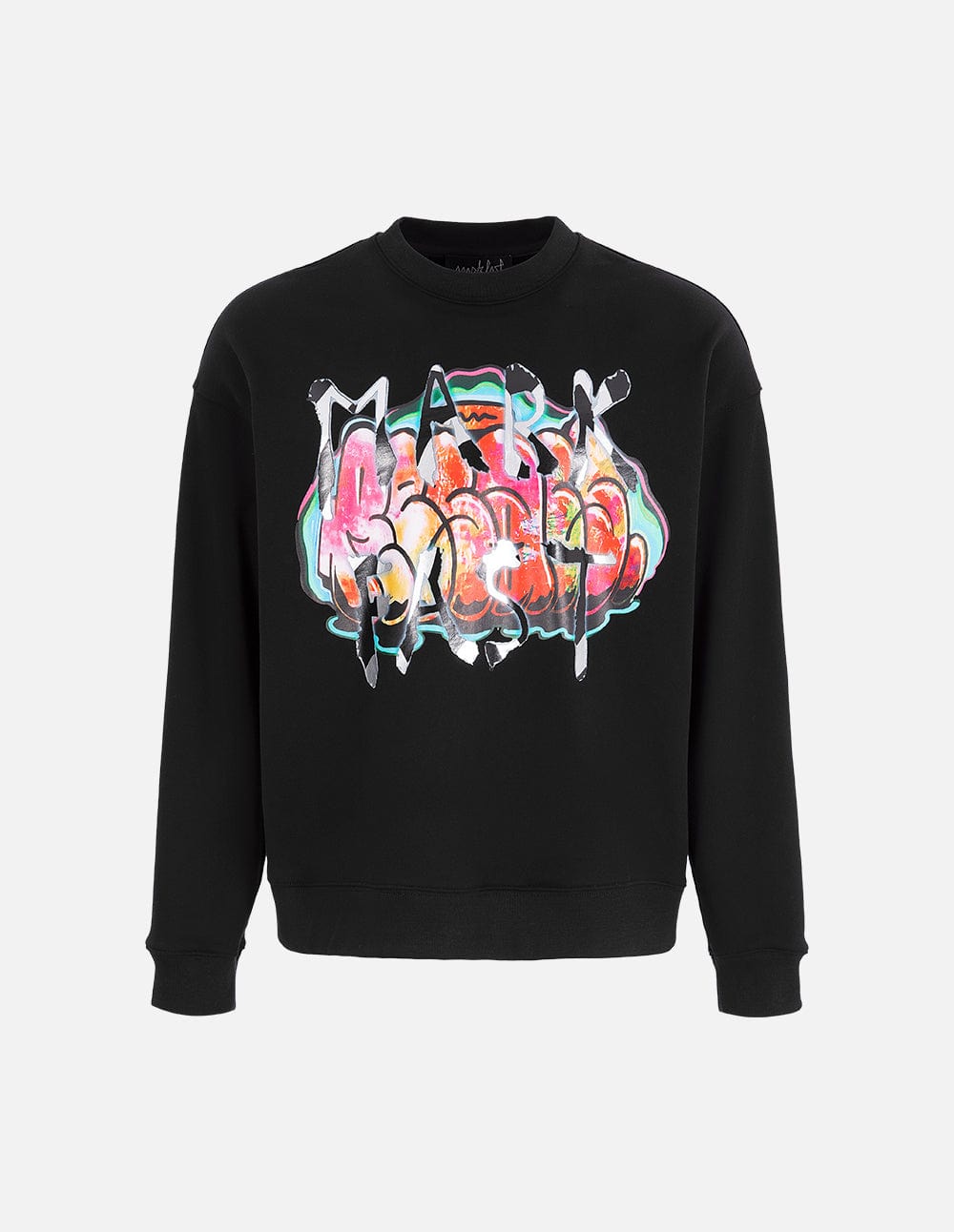 Unisex Loose Round Neck Colourful Shell Graffiti Sweatshirt