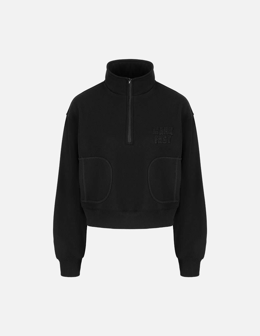 Women's Half Turtleneck Brushed Knitted Sweatshirt