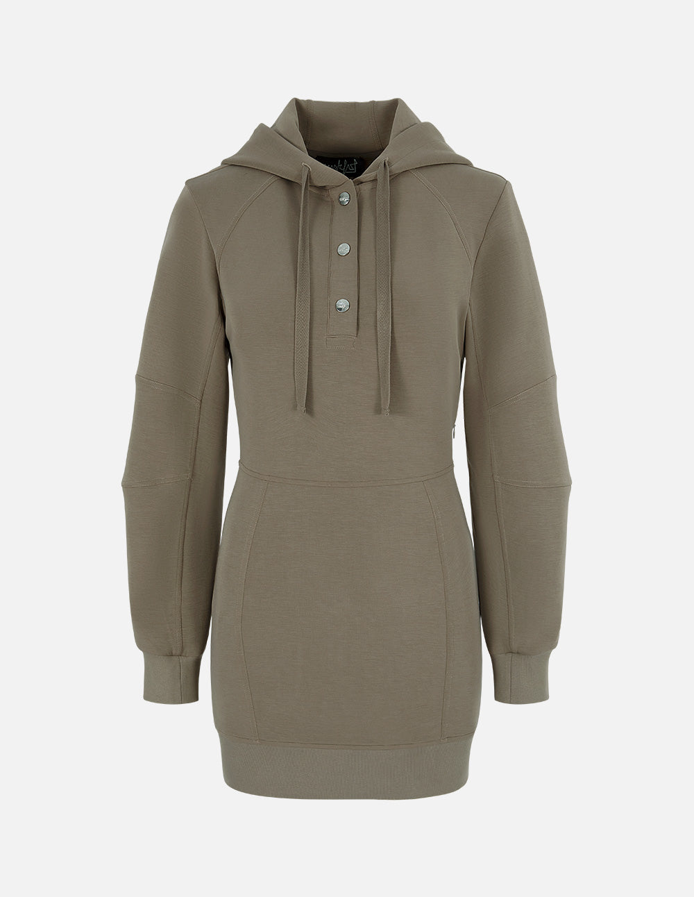 Women's Hooded Sweatshirt Knitted Dress