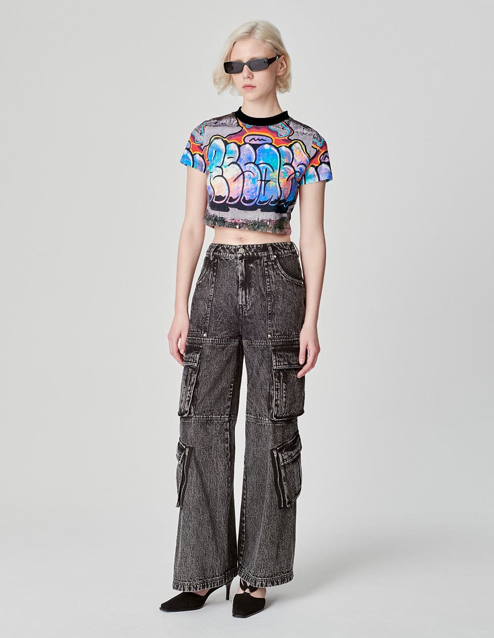 Women's Printed Short T-Shirt