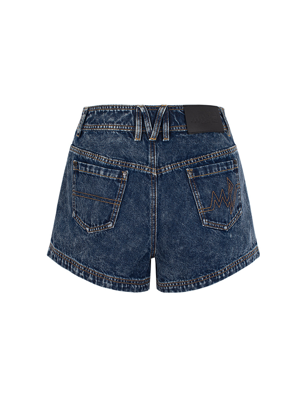 Women's Snowflake Washed Cotton Denim Shorts