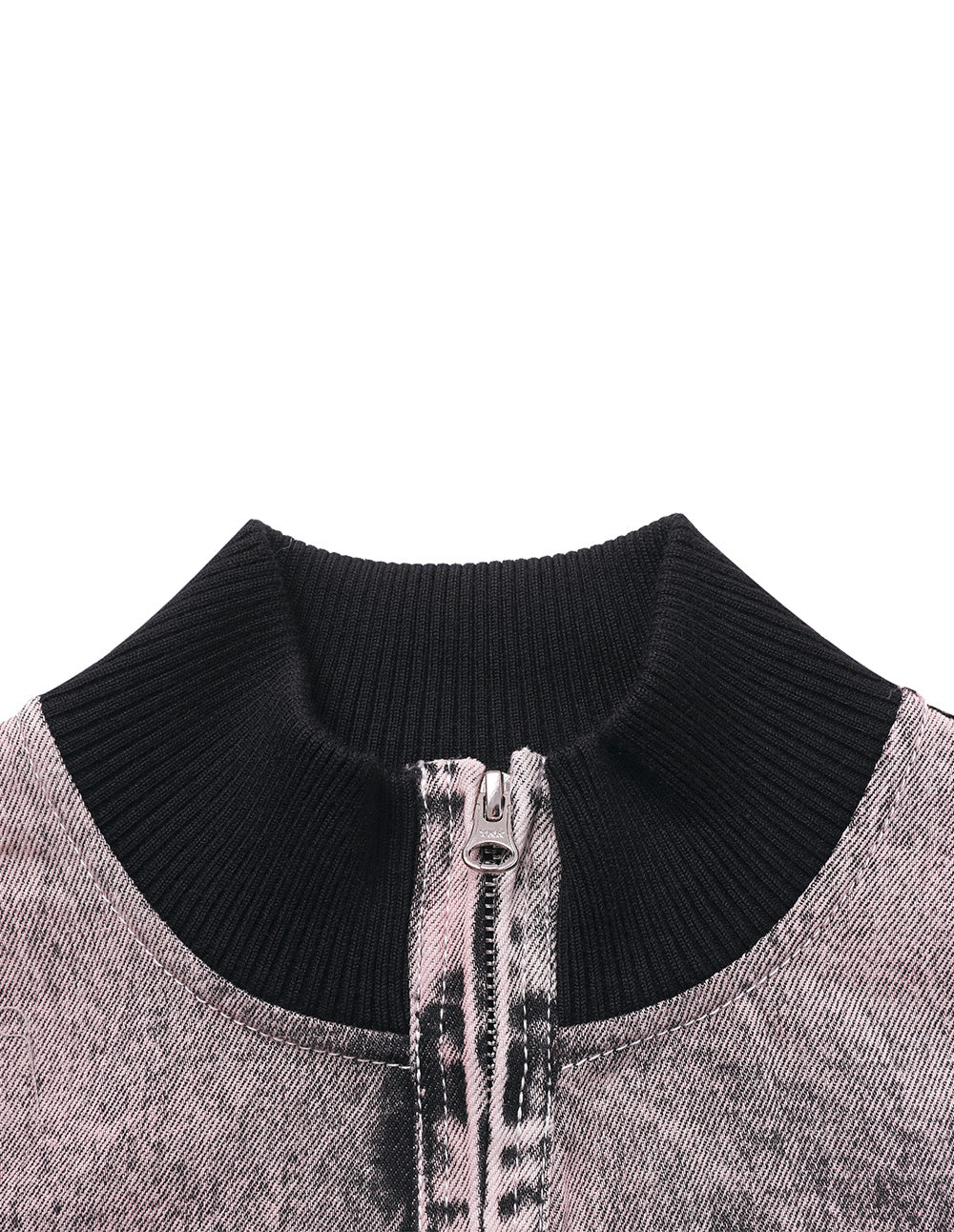 Women's Snowflake Washed Denim Baseball Jacket