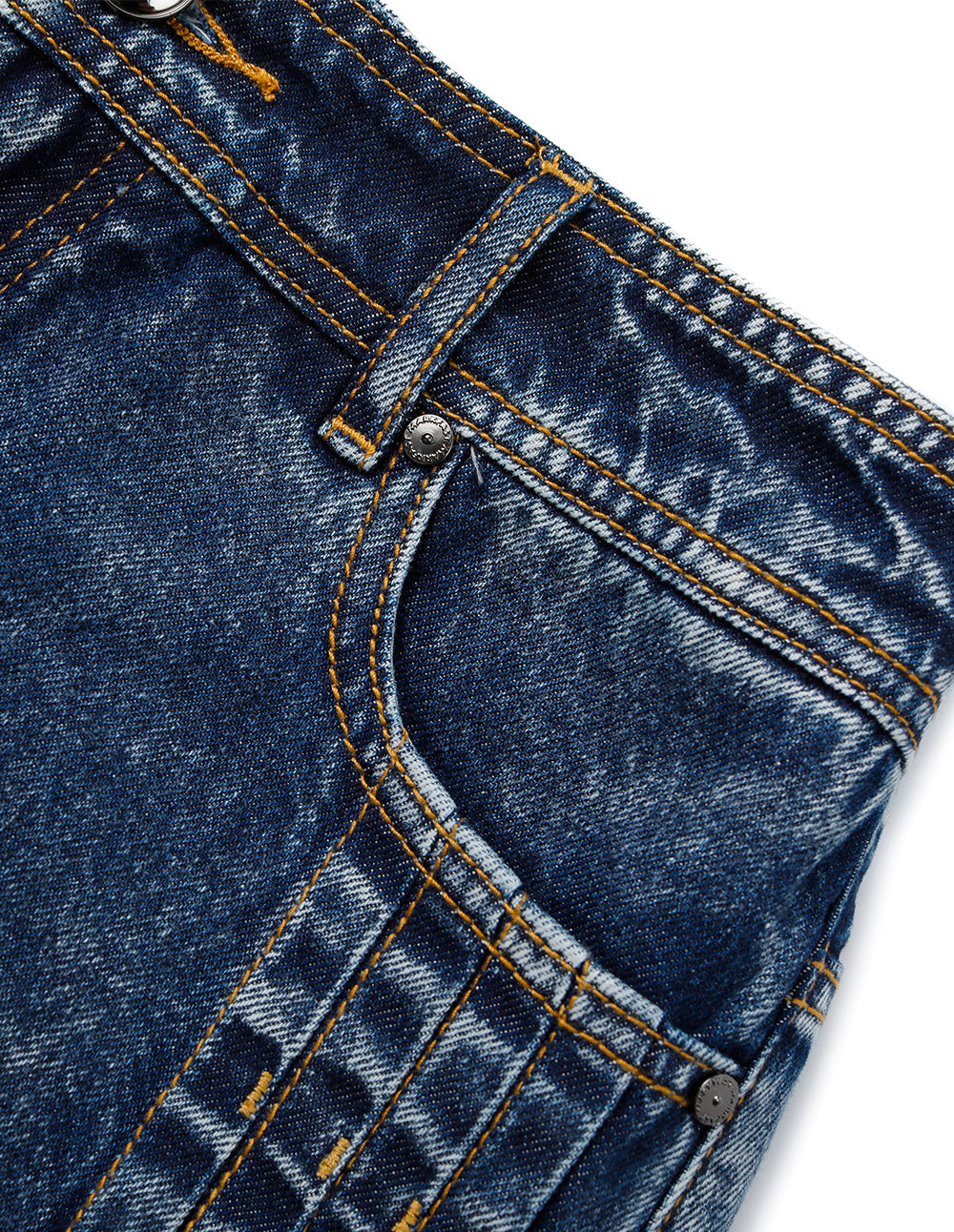 Women's Snowflake Washed Cotton Denim Shorts