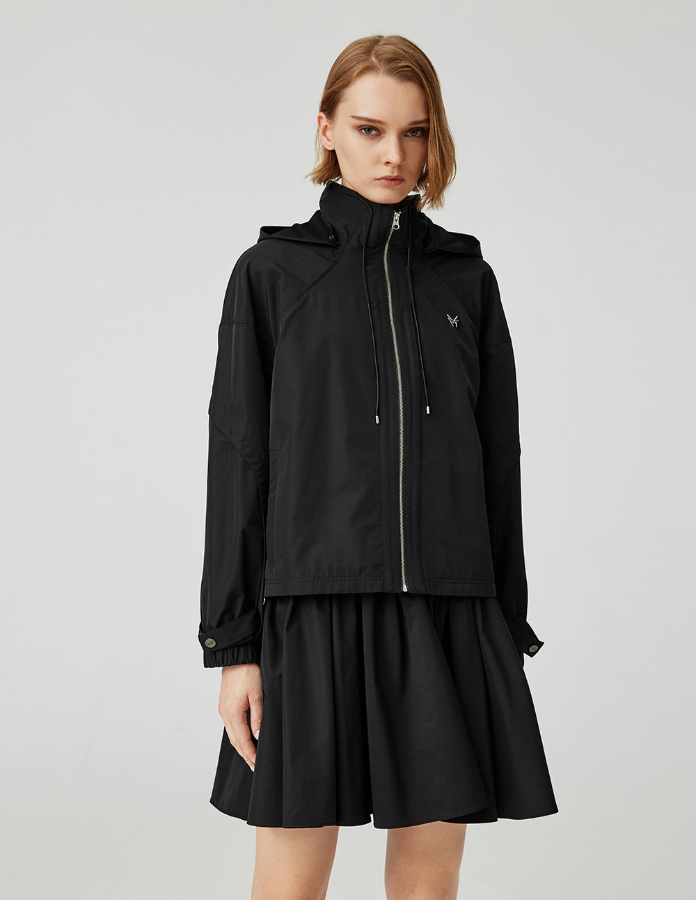 MF High-Waisted Button-Up Tulip Skirt A-Line