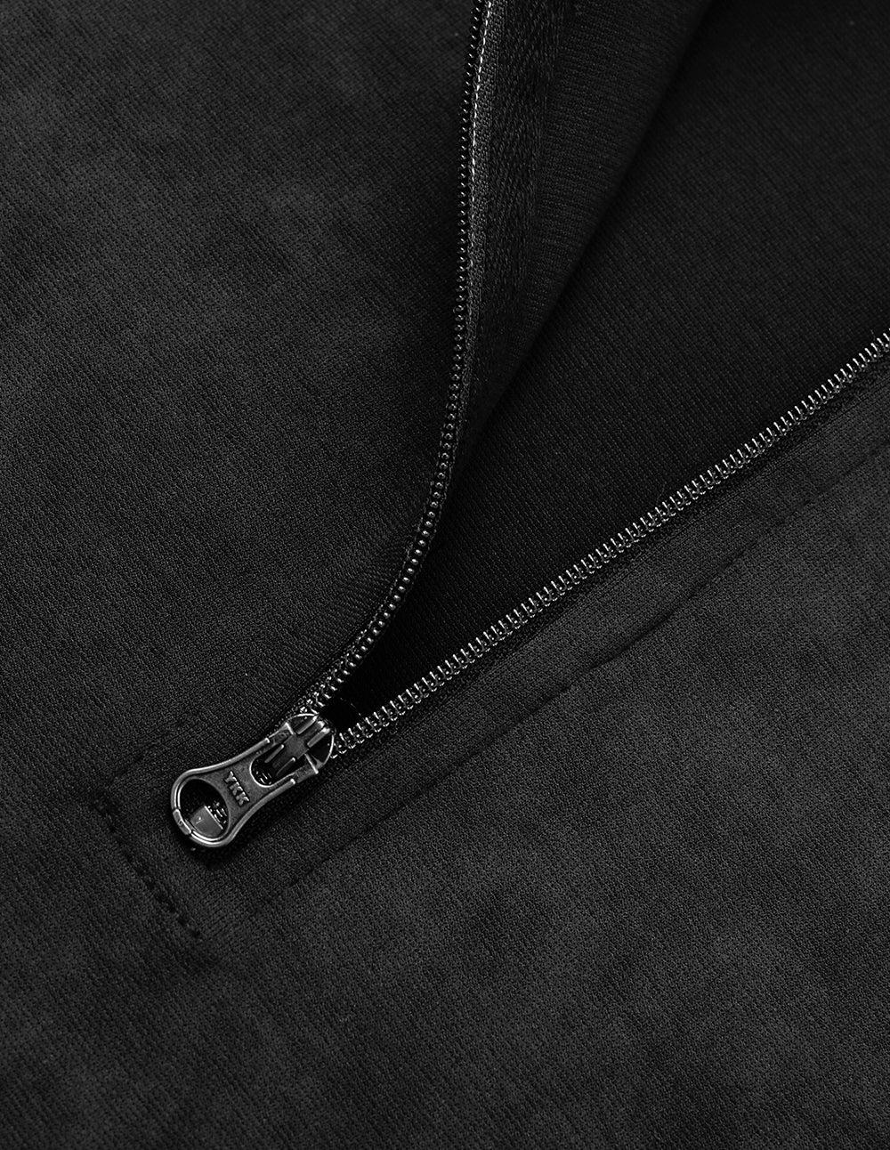 MF Lapel Loose Half Zipper T-Shirt