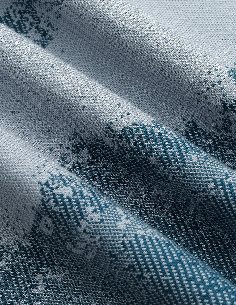 Denim Print Series Denim Blue Knitted Jeans