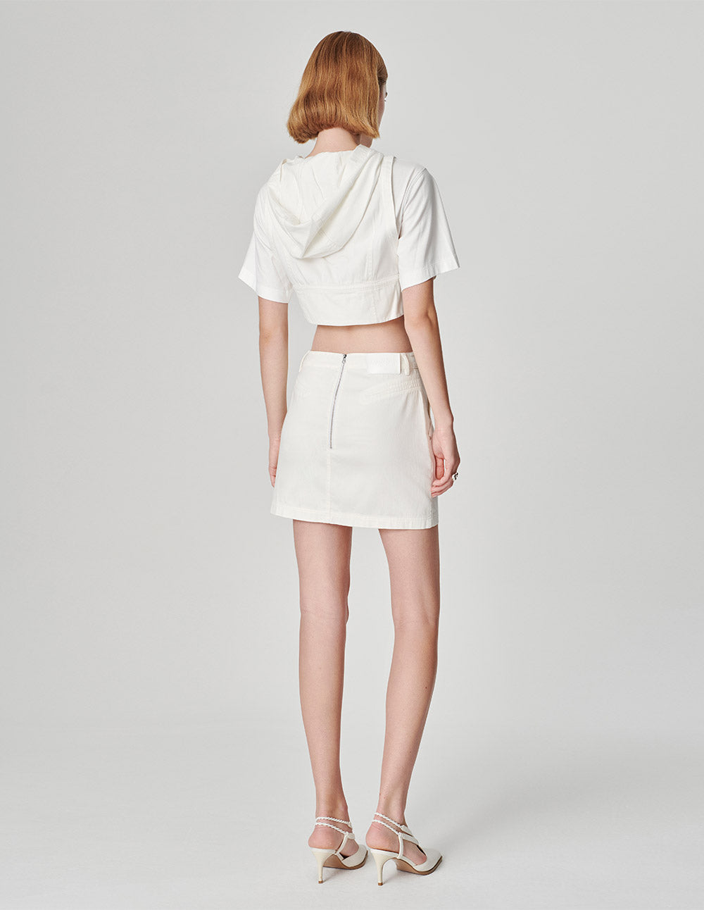 Women's Washed Denim Hip Skirt