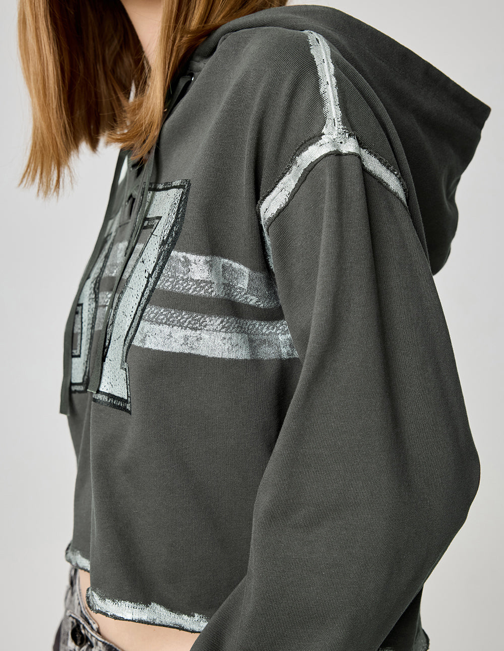 Women's Hand-Painted Graffiti Cotton Hooded Sweatshirt