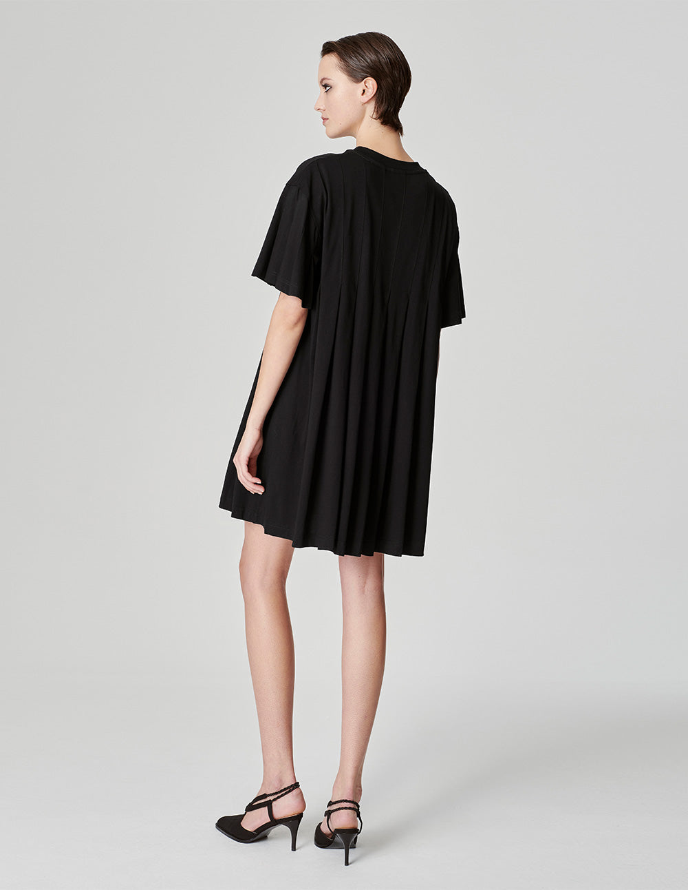 Women's Pleated T-Shirt Dress