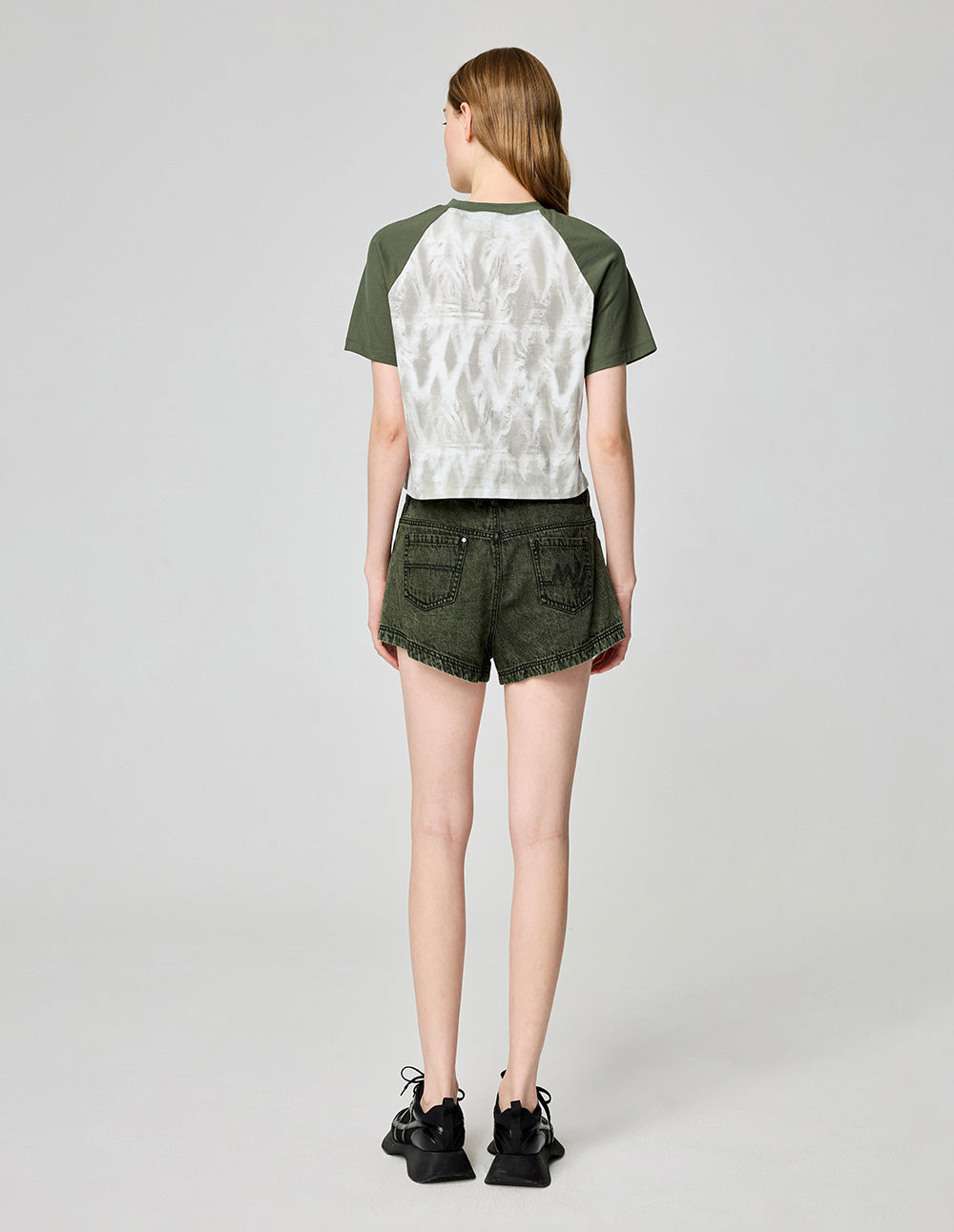 Women's Graffiti Bubble Print Cotton T-Shirt