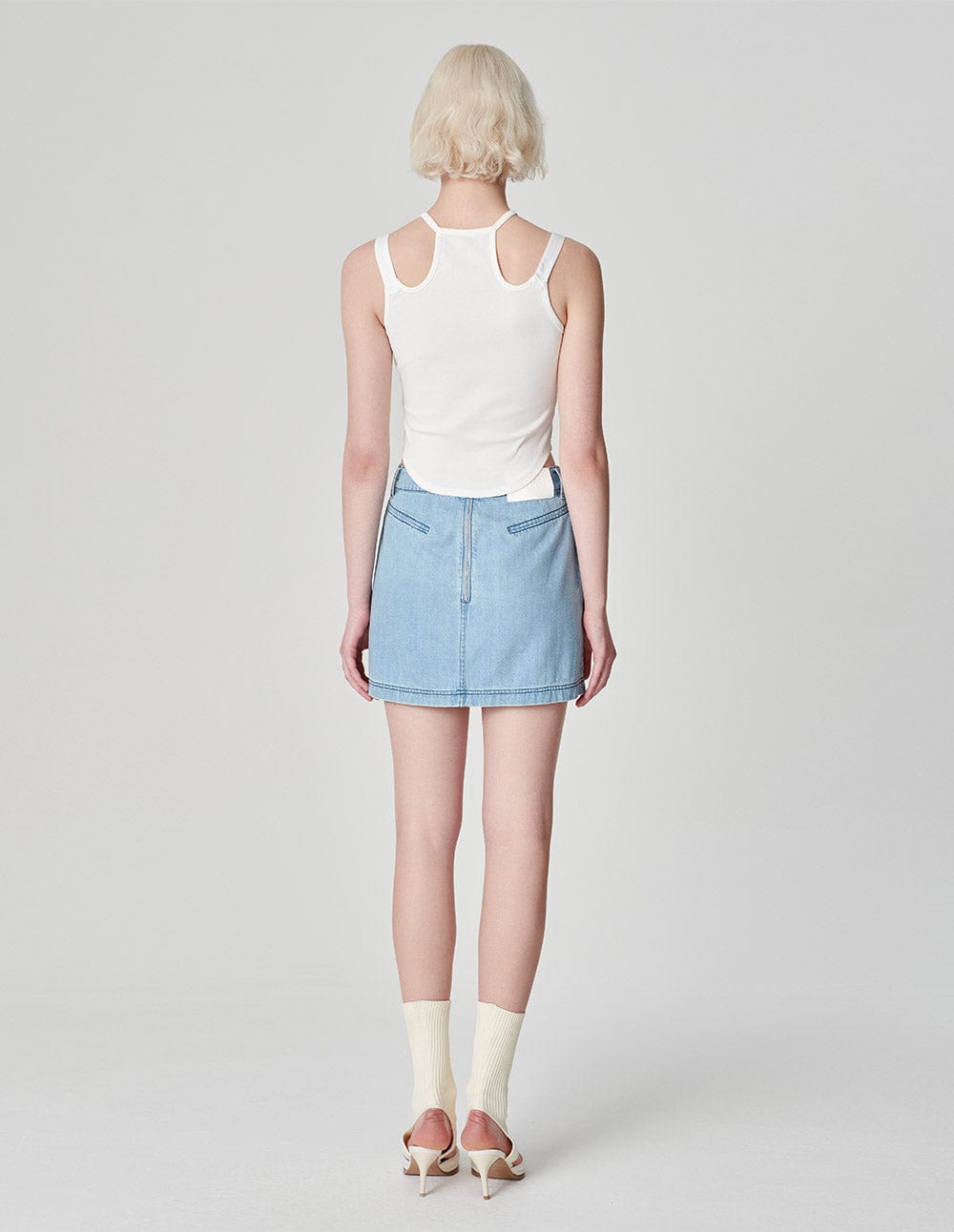 MF Women‘s Washed Denim Skirt
