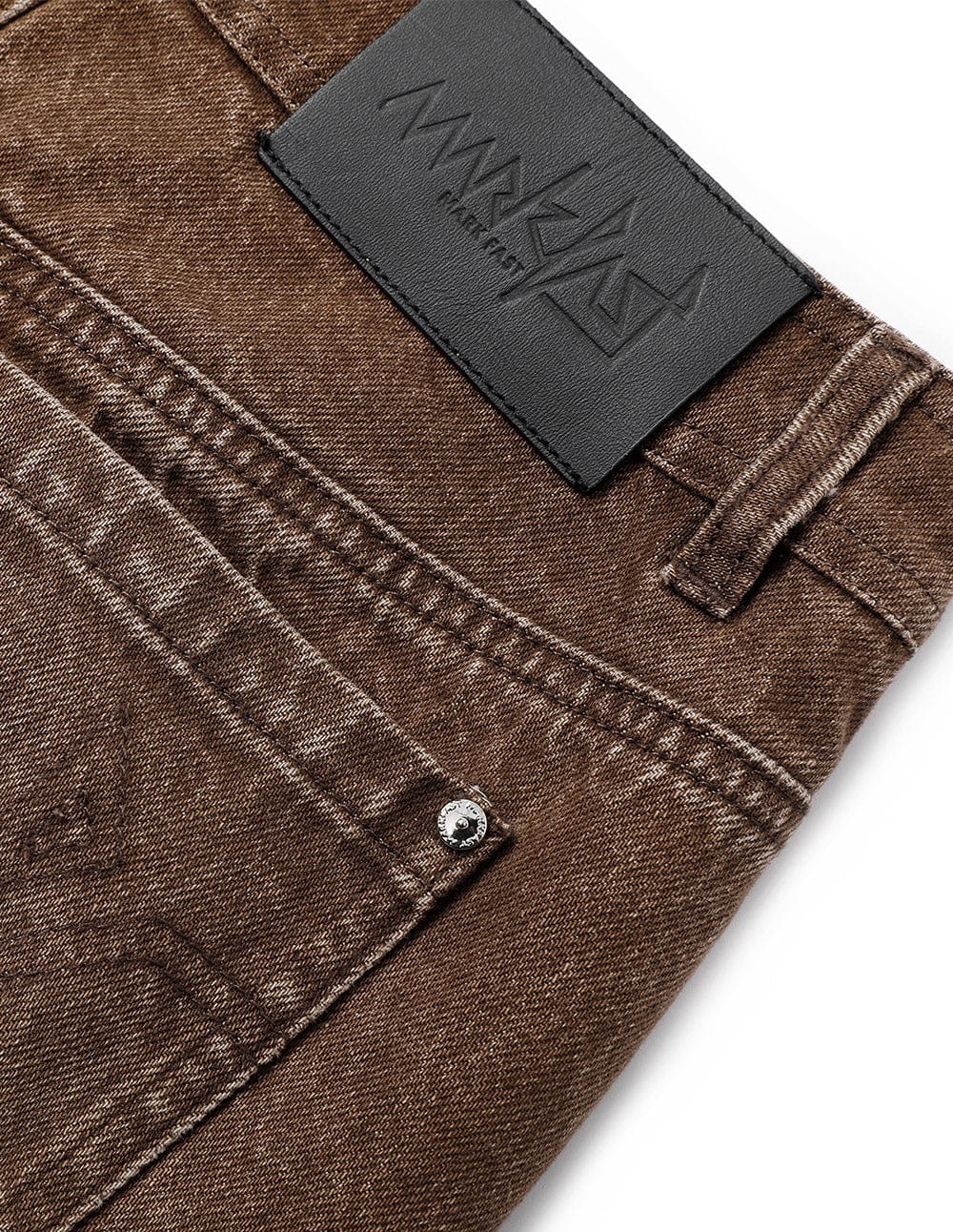 Women's Denim Patchwork Plaid Double Layer Skirt