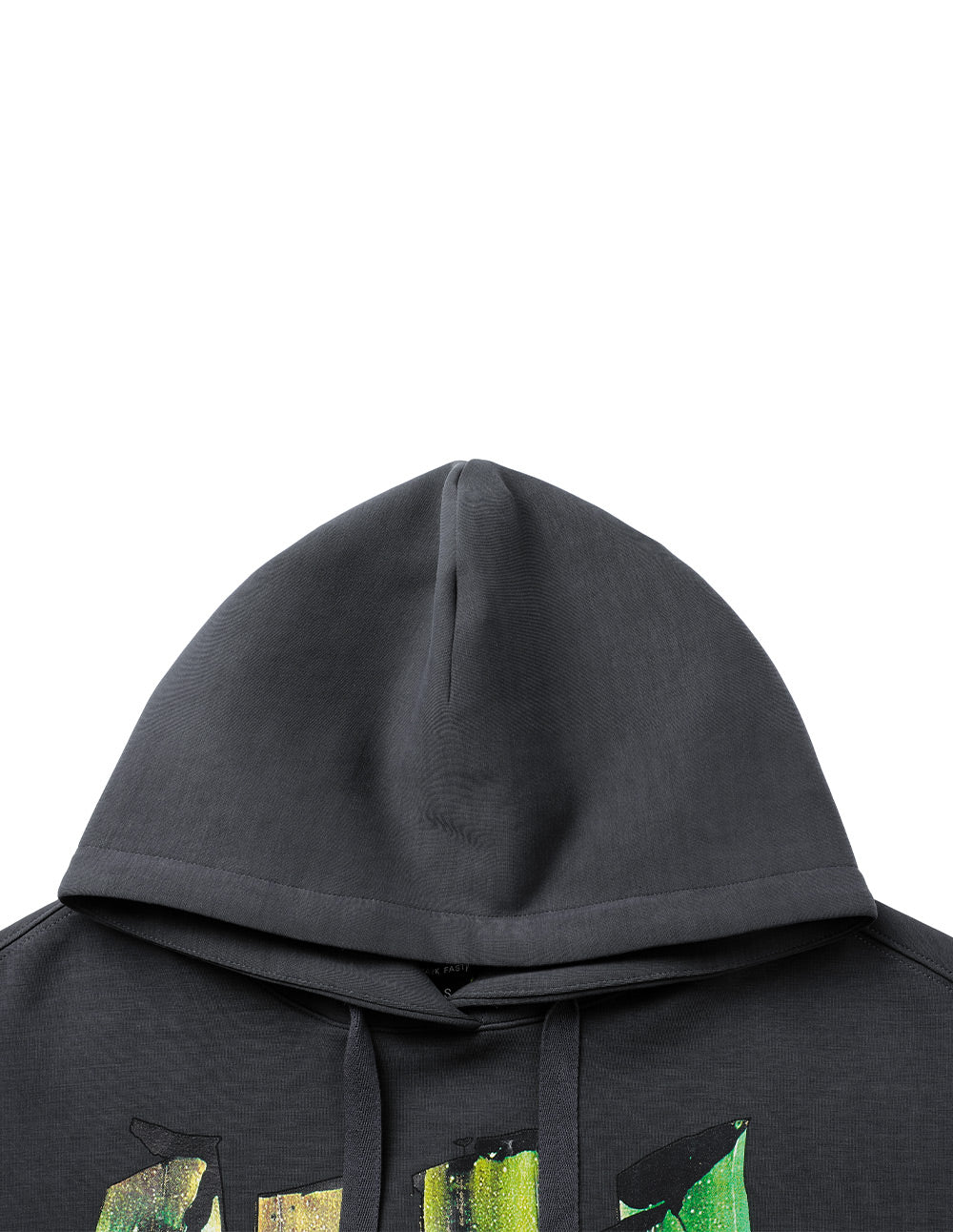 Women's metallic light and shadow hand-painted wall print sweatshirt