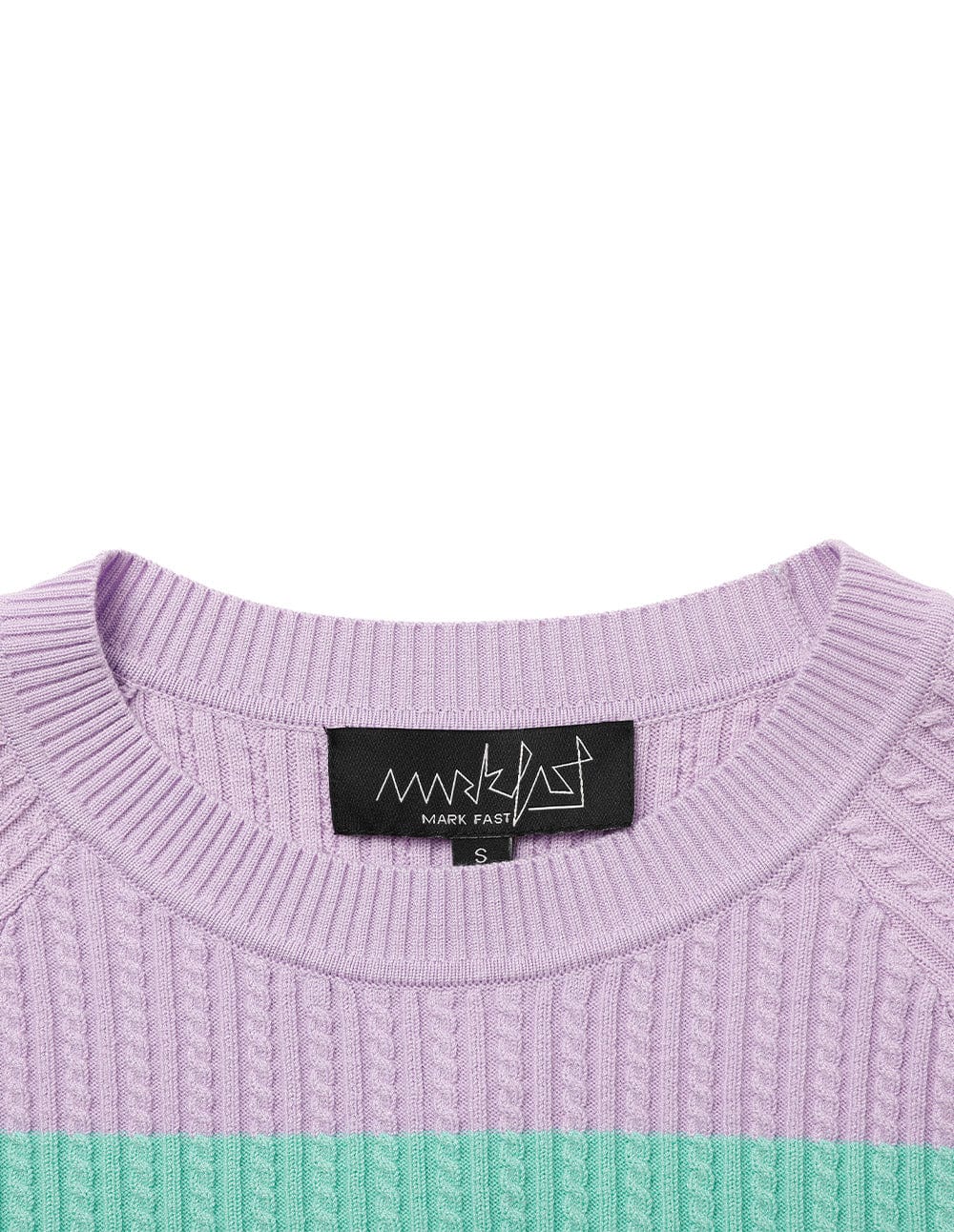 Women's Contrast Striped Jacquard Knit Pullover