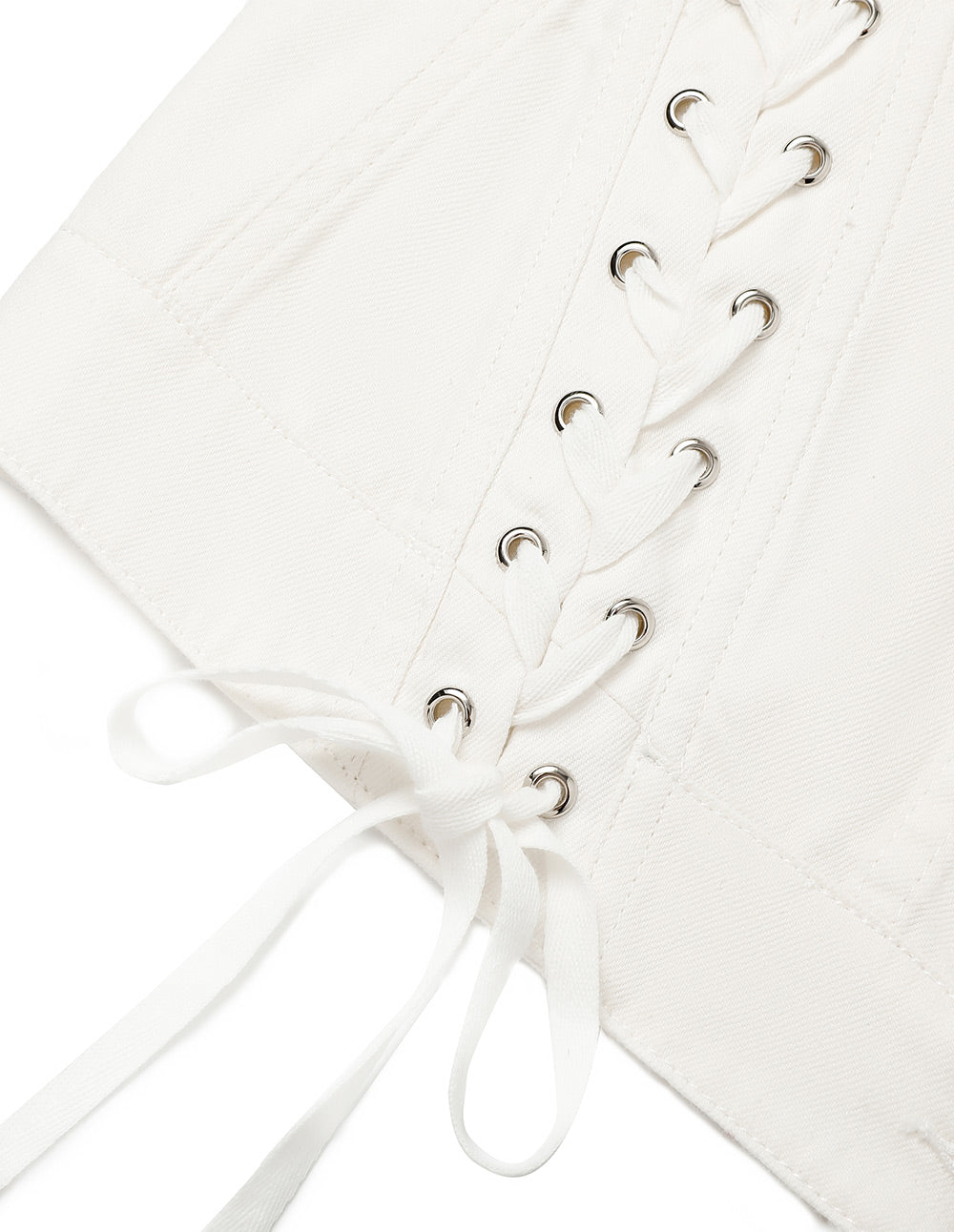 Women's Short-Sleeved Washed Denim Shirt