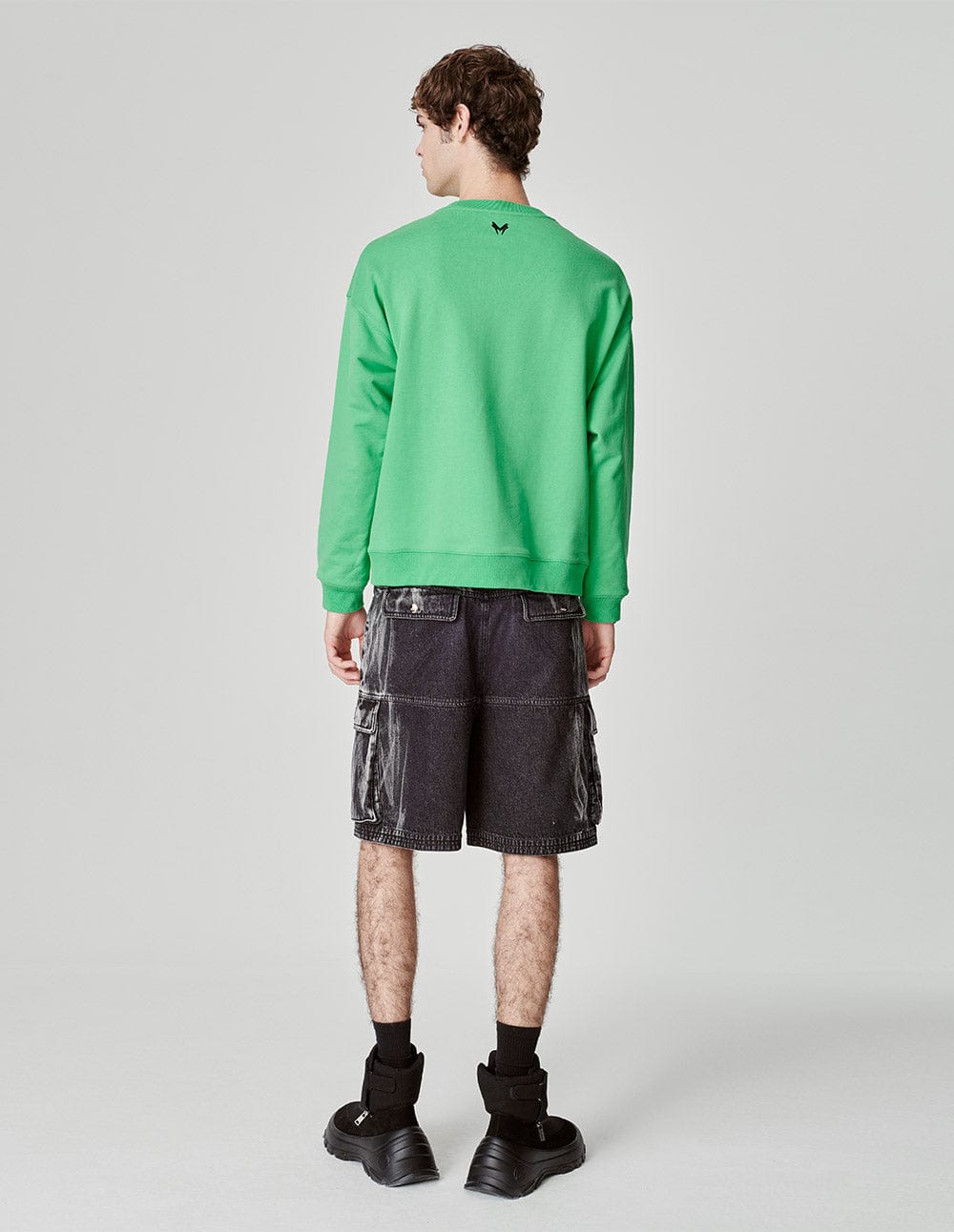 Unisex Pony Print Cotton Sweatshirt