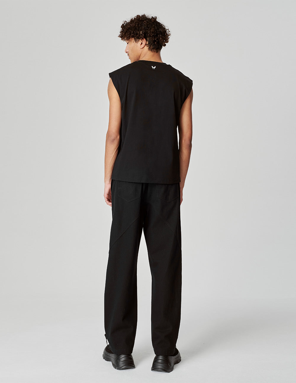 Couple Contrast Pure Cotton Printed Sleeveless T-Shirt