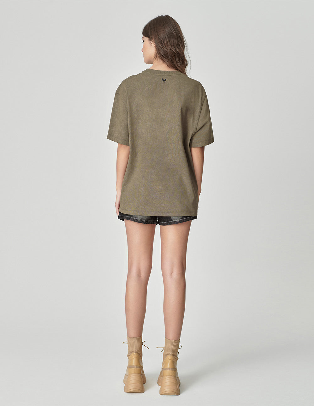 Couple Style T-Shirt With Troublesome Little Monster Print