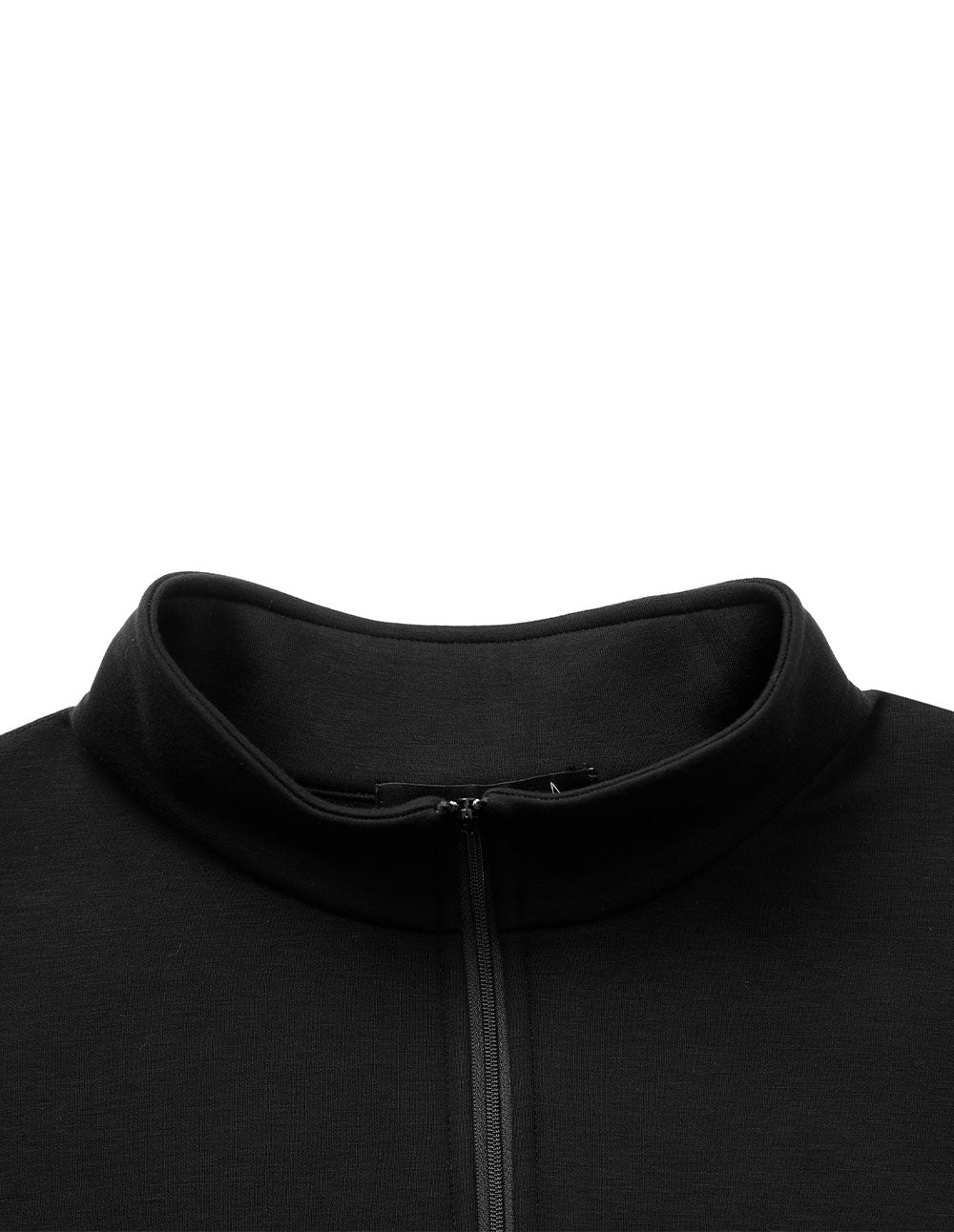 Men's Half Turtleneck Brushed Knitted Sweatshirt