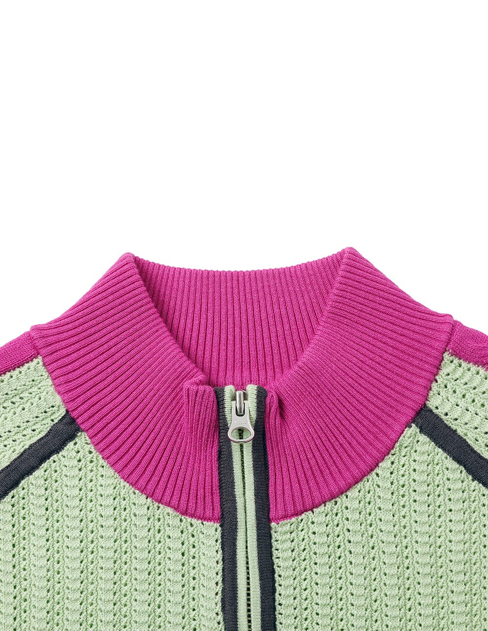 Women'S Avocado Green Contrast Sweater