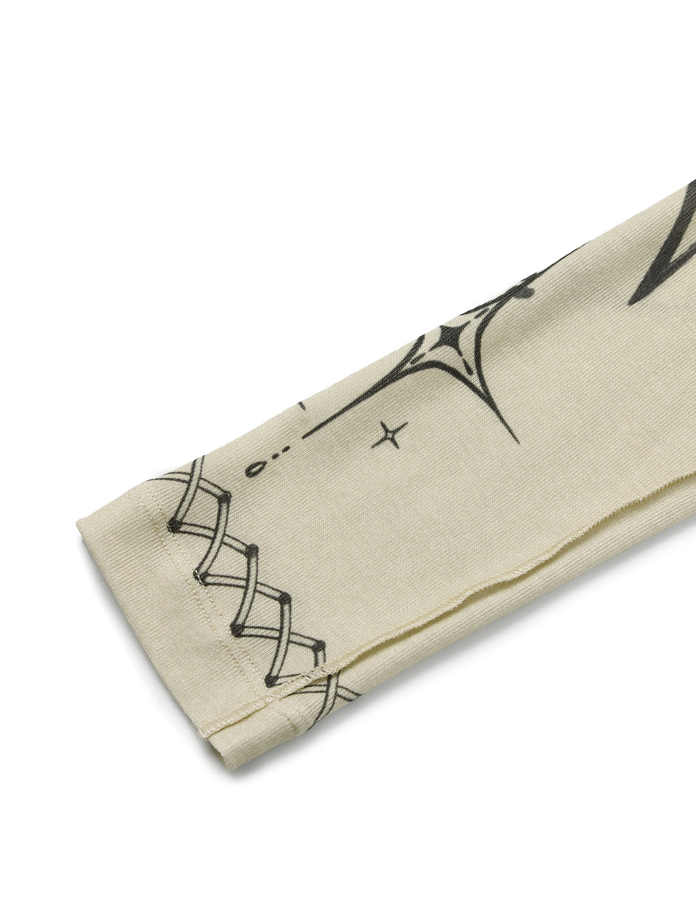 Printed Crew Neck Top