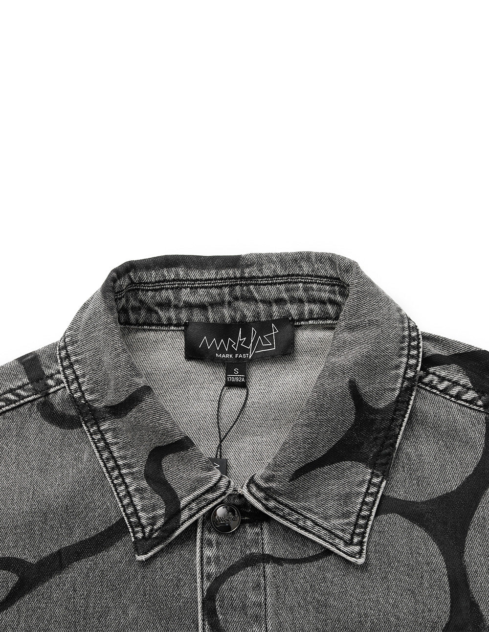 Couple Style Washed Wavy Denim Jacket