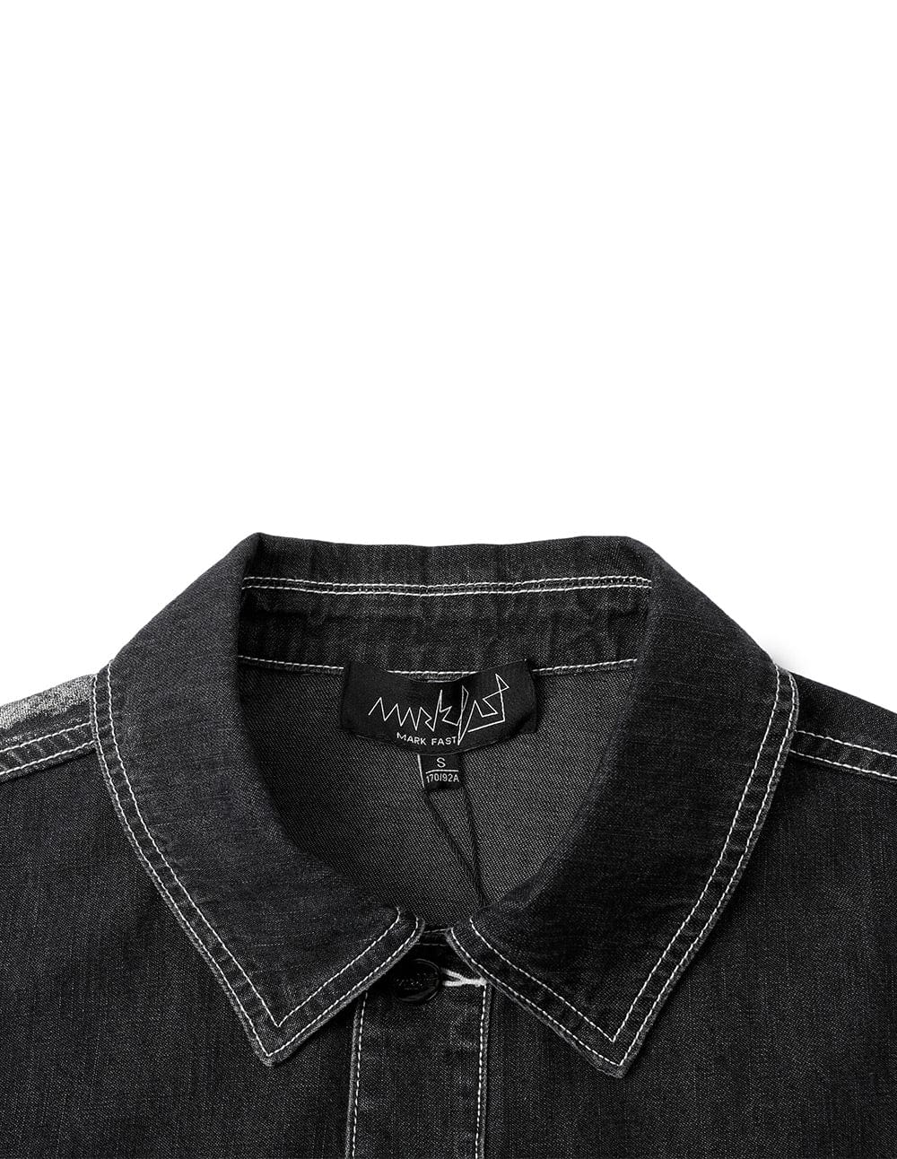 Unisex Embroidered Printed Washed Denim Jacket