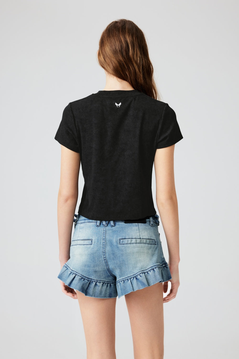 MF Solid-Color Cotton Spandex Stretch T-Shirts