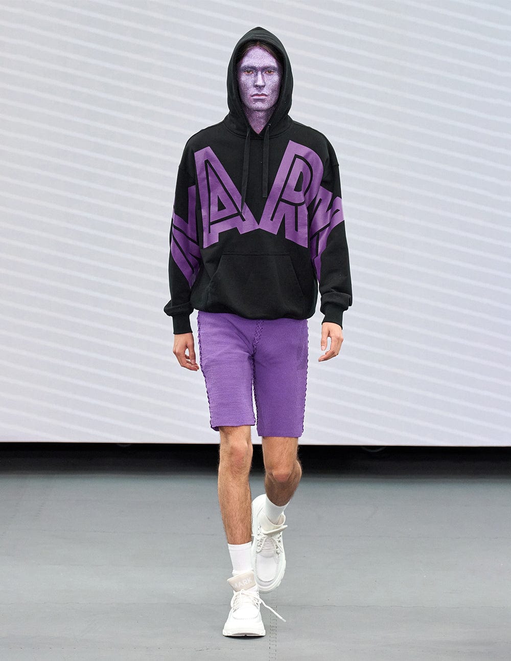Unisex runway style hooded sweater