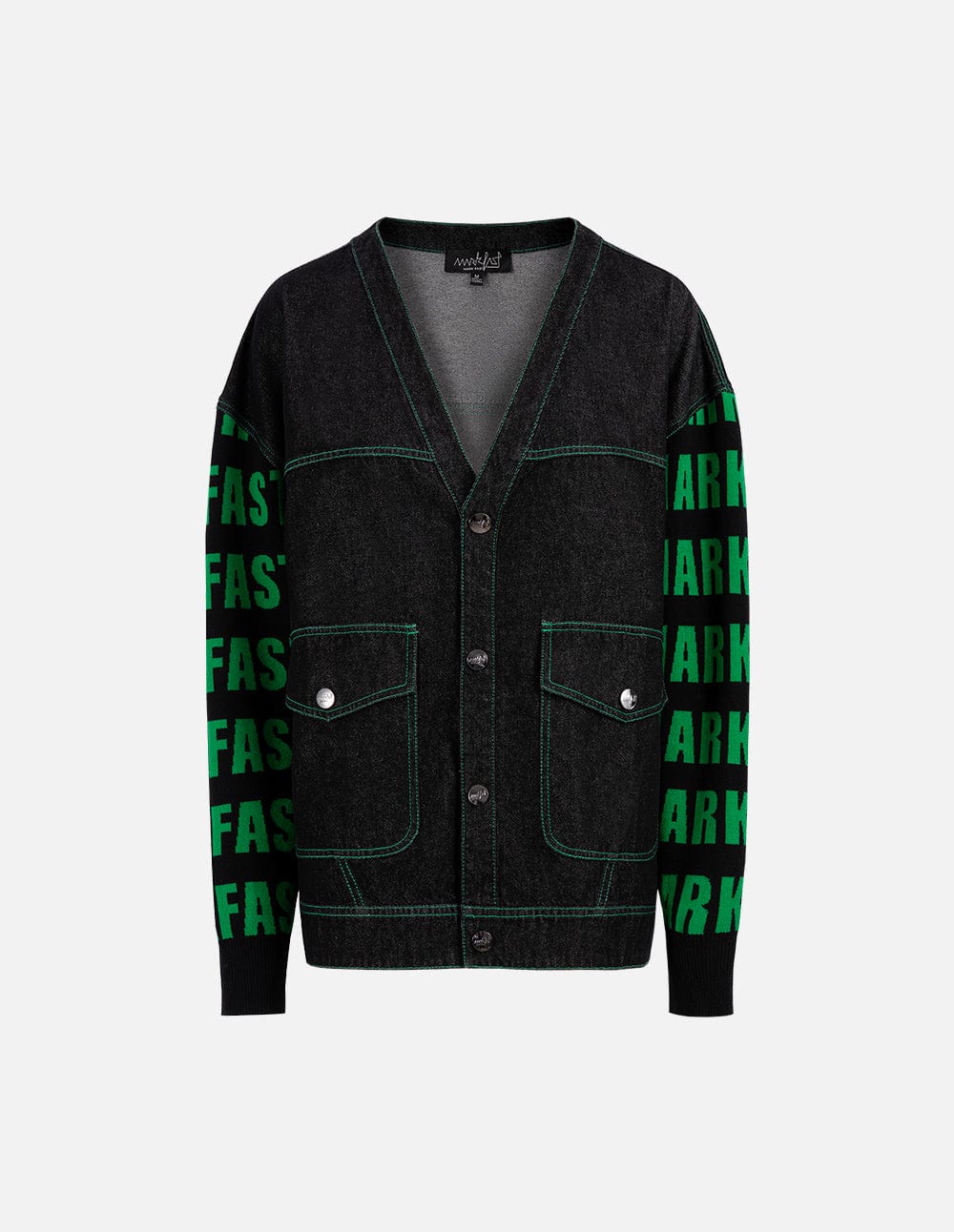 Unisex Knitted Stitched Denim Jacket