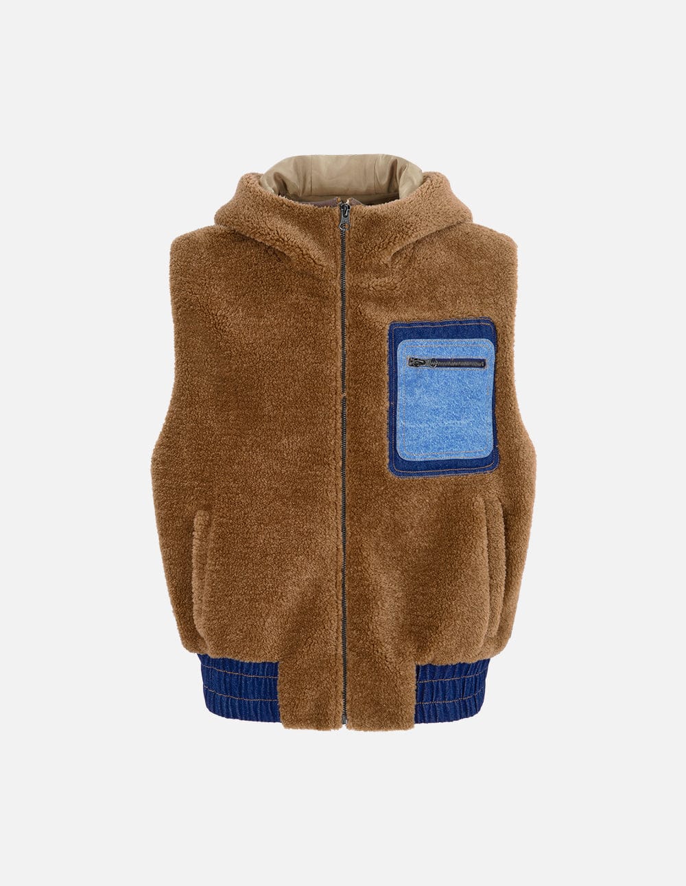 Unisex Faux Fur Vest Jacket