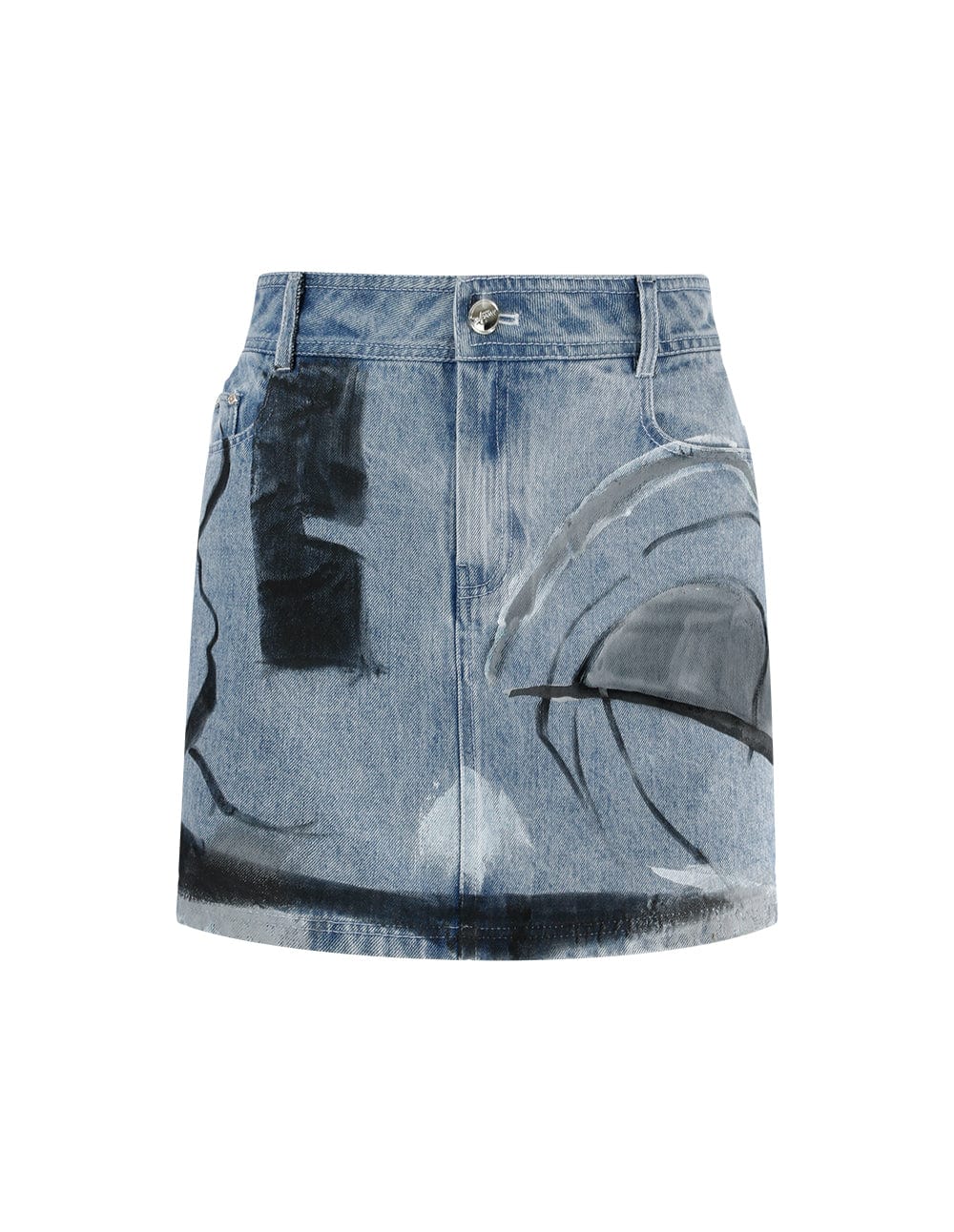 Women Hand-Painting Mini Skirt