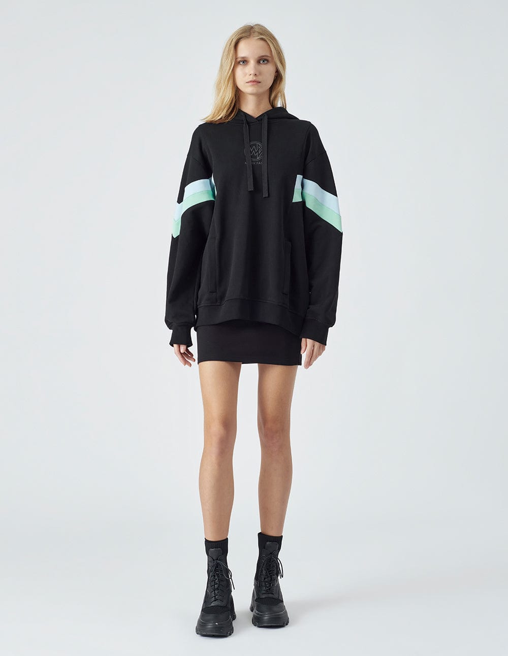 Unisex Colour Block Hoodie