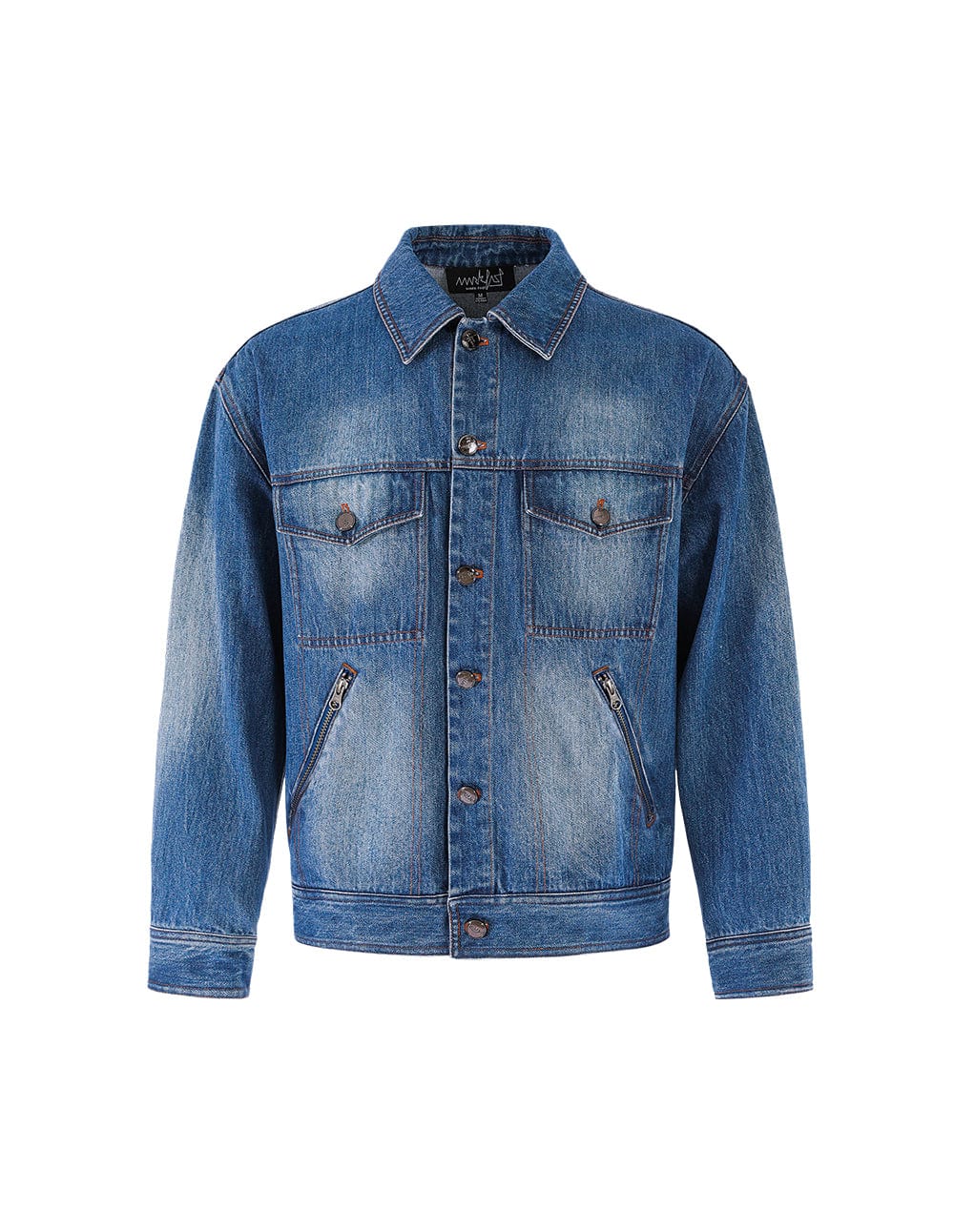Dark Blue Couples Denim Jacket