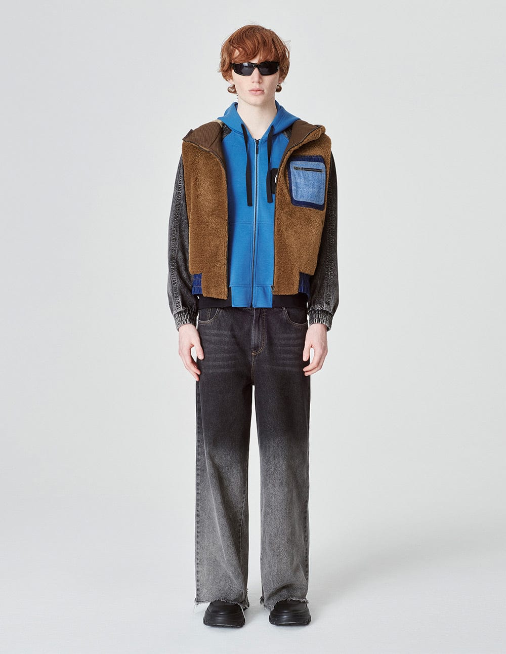 Unisex Faux Fur Vest Jacket