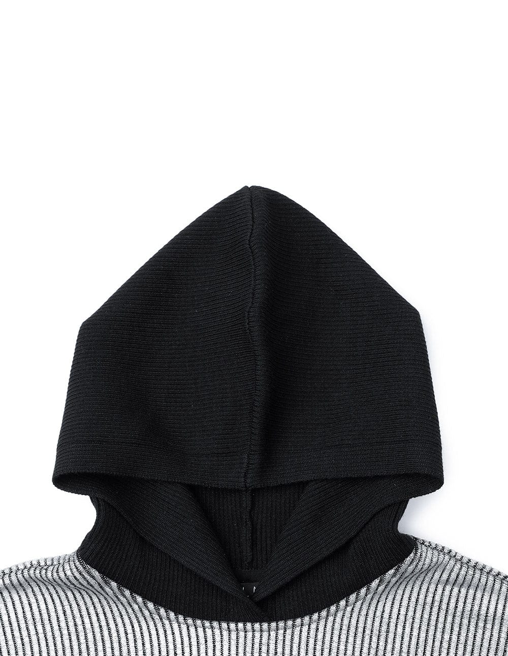 Ladies Silver Hooded Short Loose Sweatshirt