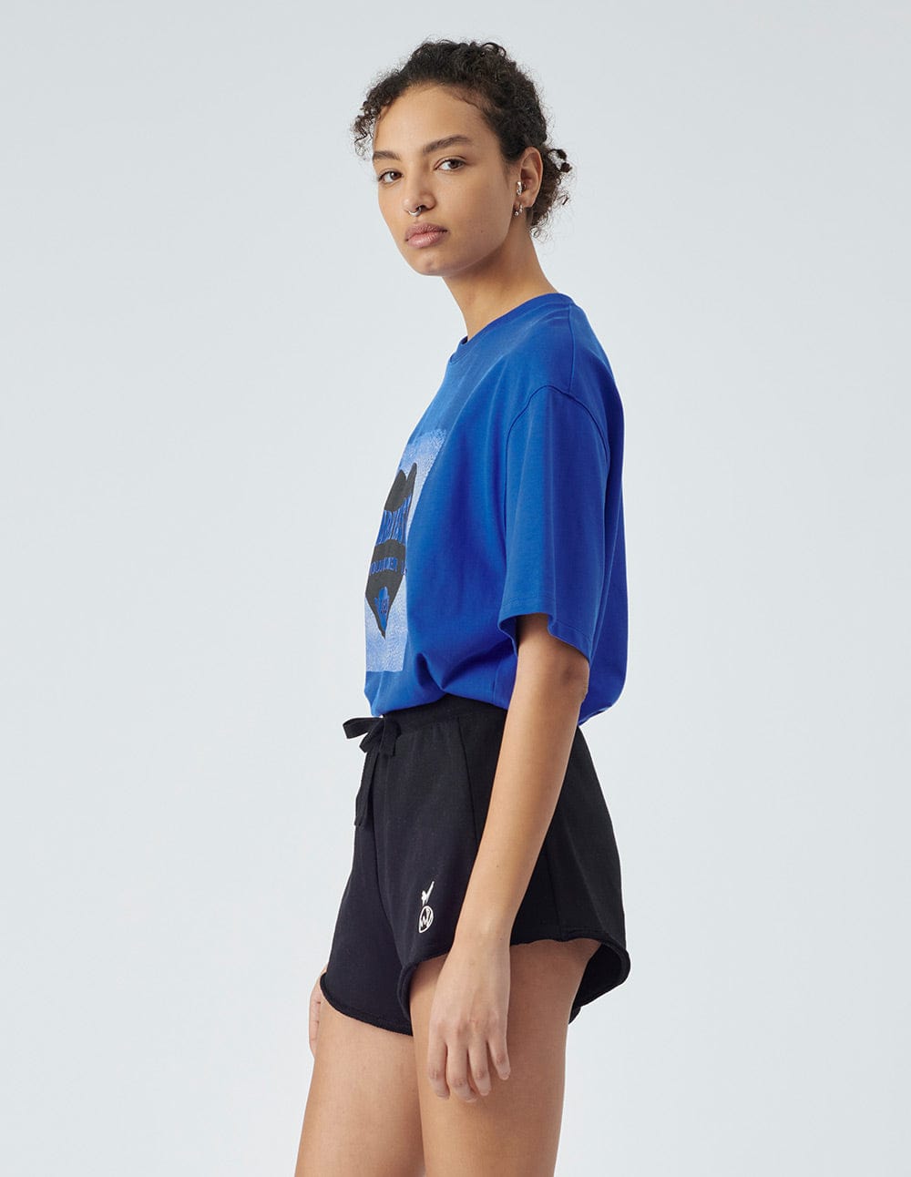 Unisex Printed Cotton Loose T-Shirt