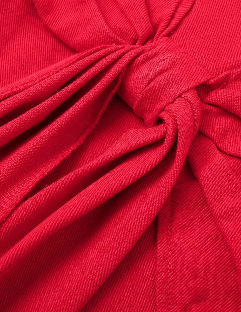 Women's Bow Tie Denim Mini Skirt