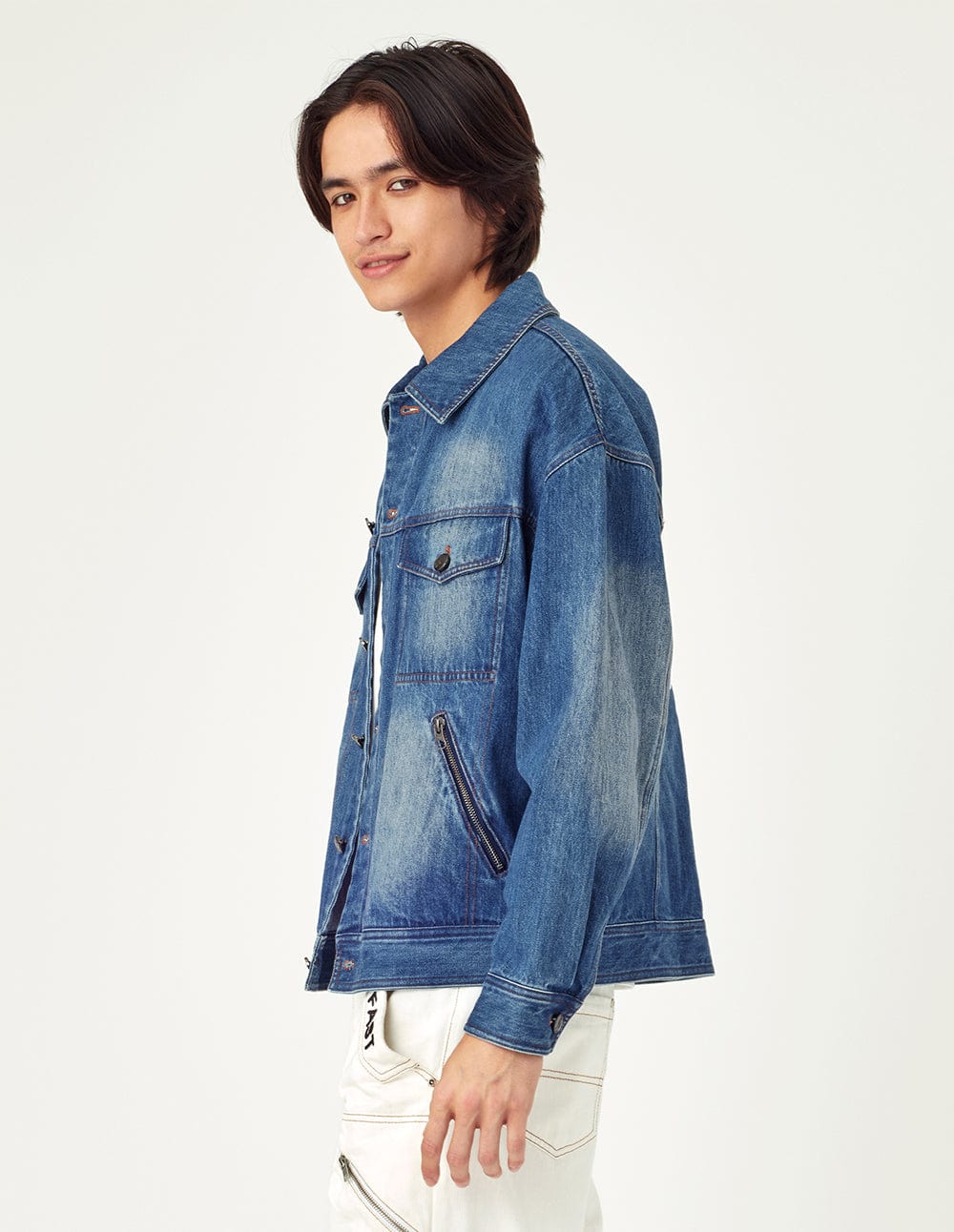 Dark Blue Couples Denim Jacket