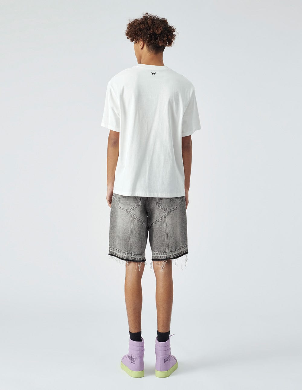 Men's Runway Style Denim Shorts