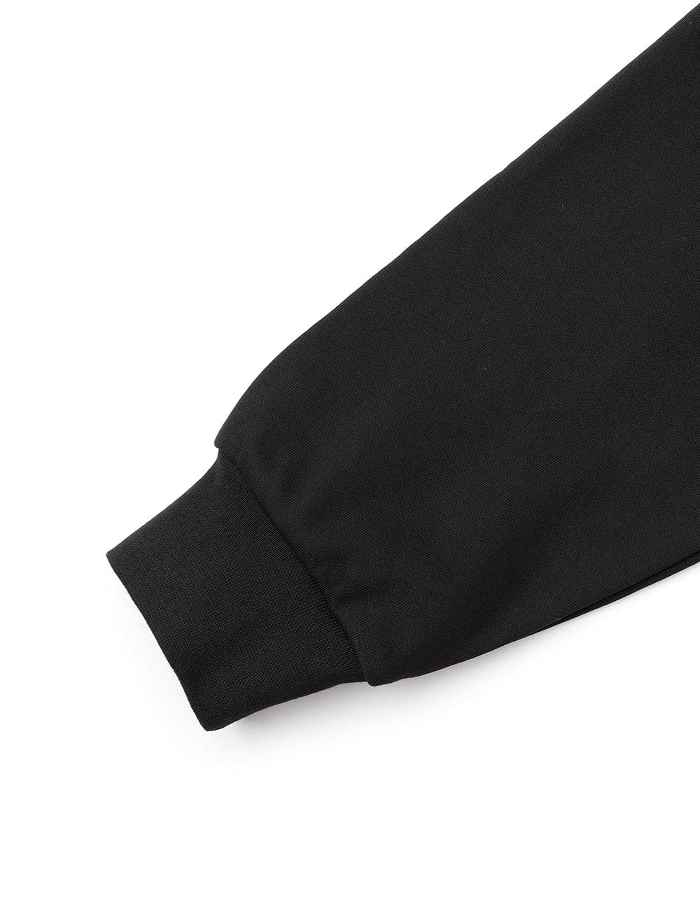 Women's Medium Blue Denim Stitching Cropped Sweatshirt