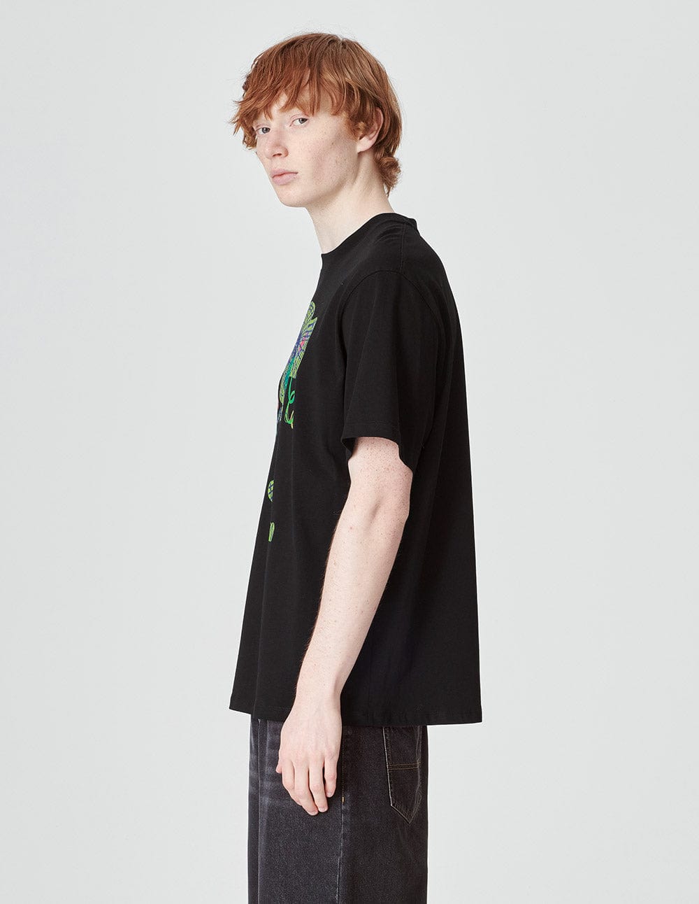 Unisex street style electric eye beast series T-shirt