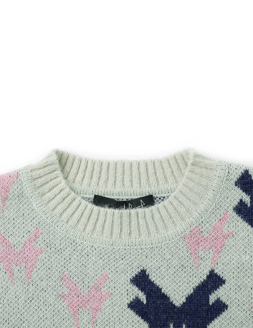 Women's Seahorse Wool Logo Jacquard Sweater