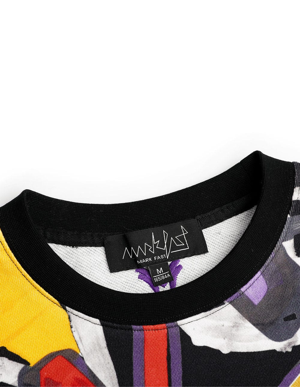 Runway Style Women's Graffiti Print Short Sweater